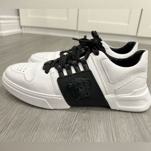 Versace White and Black Sneakers